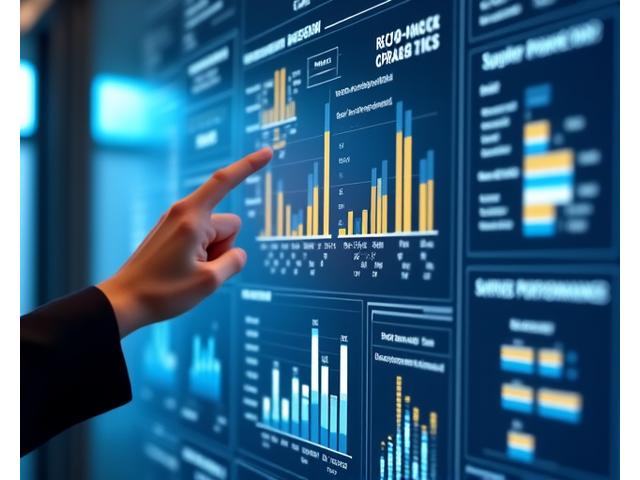 글로벌 공급망을 시각화하고 최적화 기회를 강조하는 대시보드 이미지