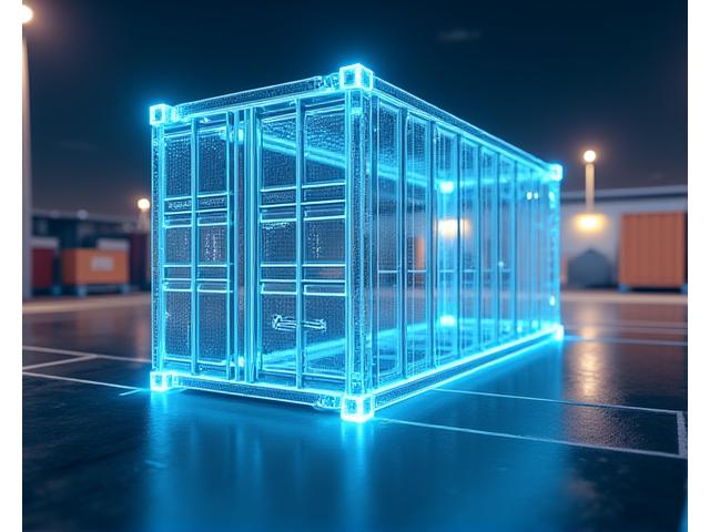 자물쇠와 방패 아이콘이 있는 보호된 화물 컨테이너